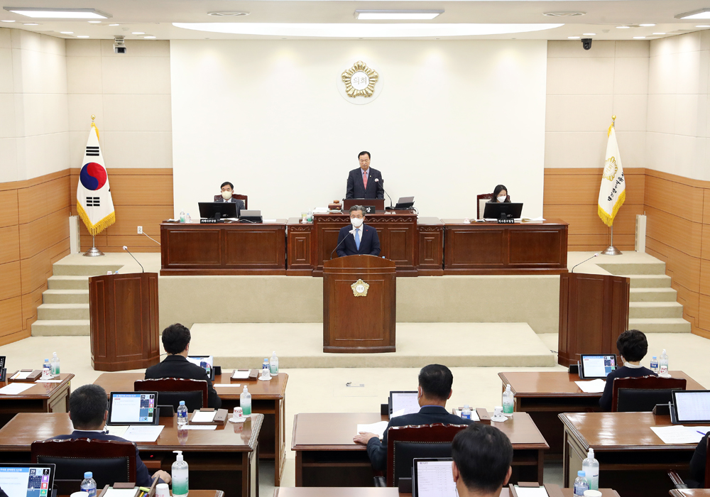 정용래 대전 유성구청장, 민선8기 첫 시정연설!