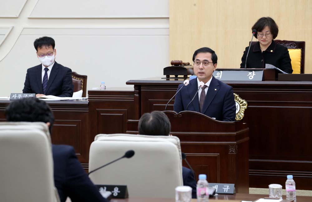 박희조 대전 동구청장, 민선 8기 첫 시정연설… 핵심은 ‘민생’