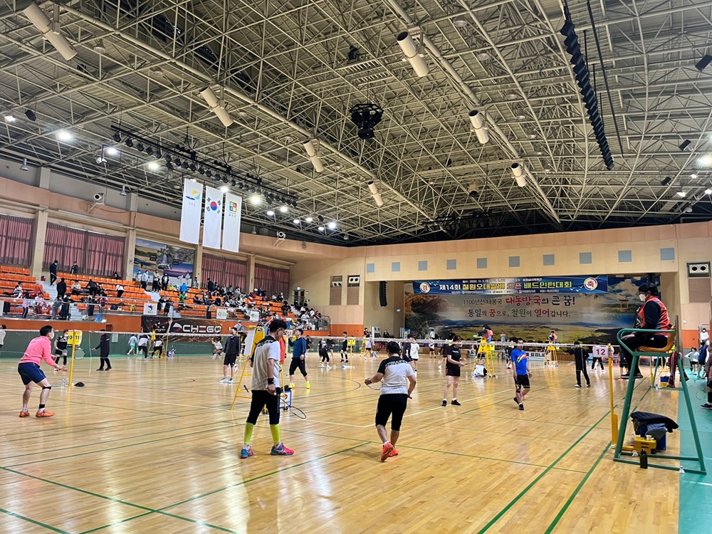 제14회 철원 오대쌀배 오픈 배드민턴대회 성료