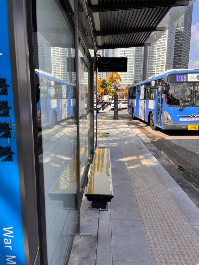 서울 용산구, 겨울철 버스정류소 온열의자 가동
