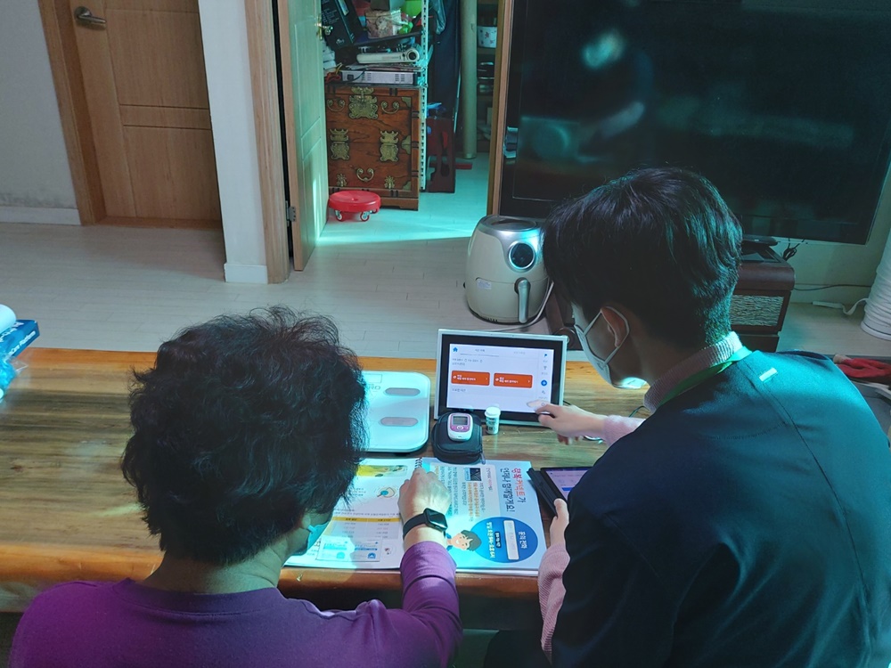 옹진군, AI·IoT기반 어르신 건강관리 대상자 등록 및 사전 건강조사 시작