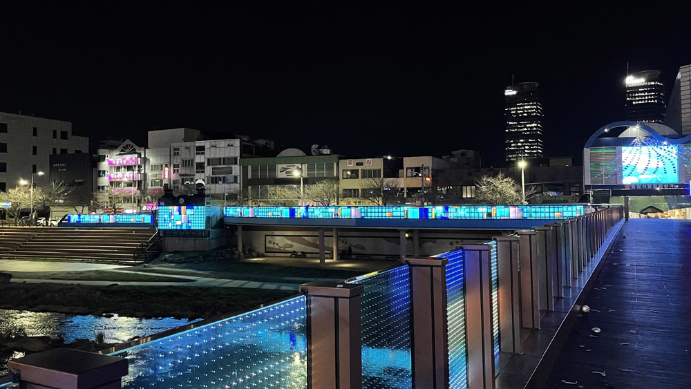 대전 동구, 음악이 흐르는 LED디스플레이 설치로 디지털 문화 선도
