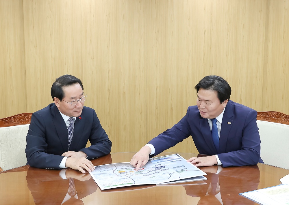 시흥시, 인천광역시와 간담회 통해 '배곧대교 건설 필요성 공감' 상호 협력 약속