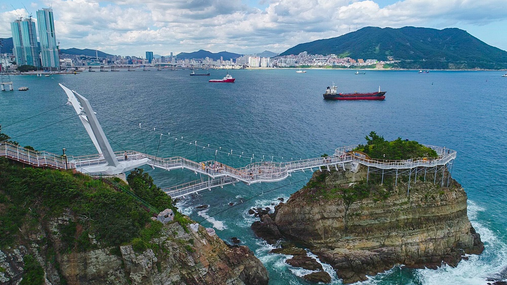 부산 서구, 태풍 피해 복구 완료로 송도용궁구름다리 다시 운영한다
