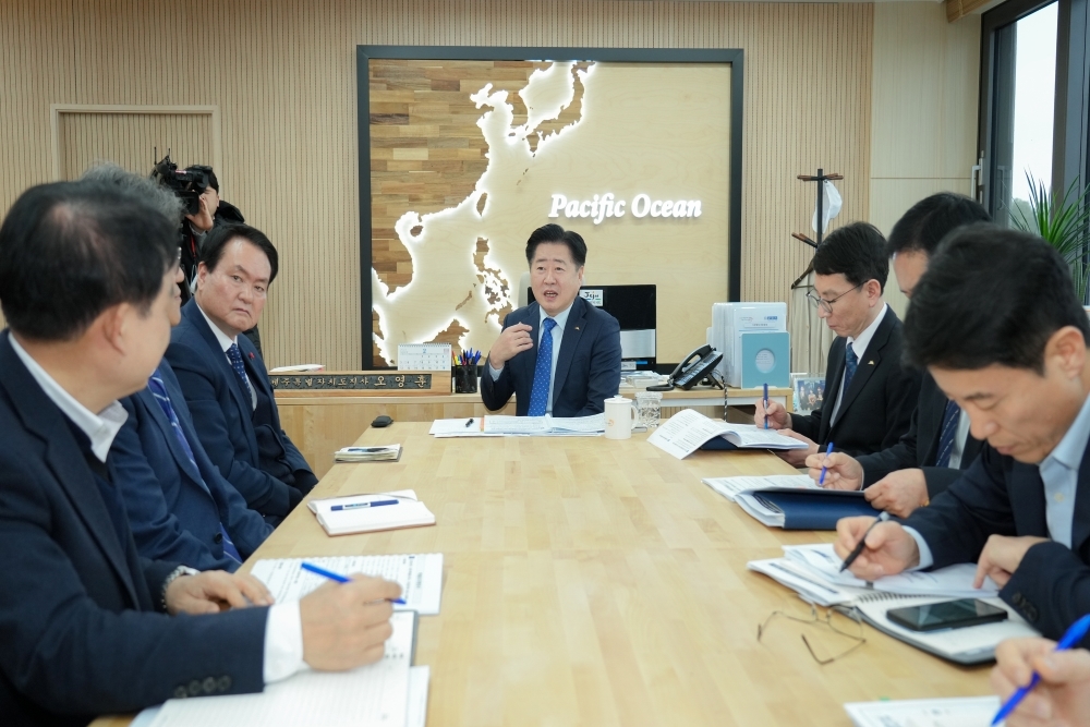 오영훈 제주도지사, '도민 삶의 질 높이는 성과를 거둘 것' 주문