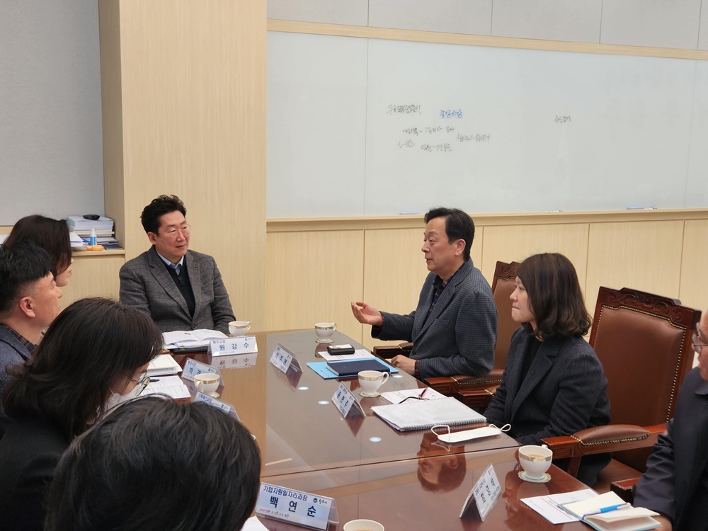 원주시, 강원도 기업호민관과 기업규제 개선 논의