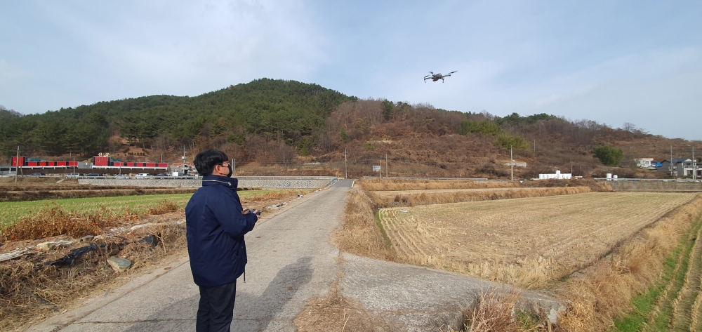 진주시, 영농철 소각산불 집중단속 위한 ‘산불드론감시단’ 운영