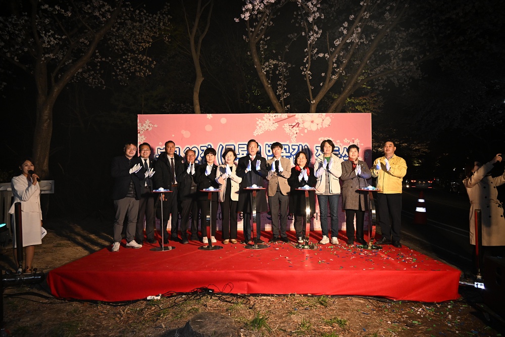 울산 북구, 옛 국도 31호 벚꽃길에 경관조명 설치