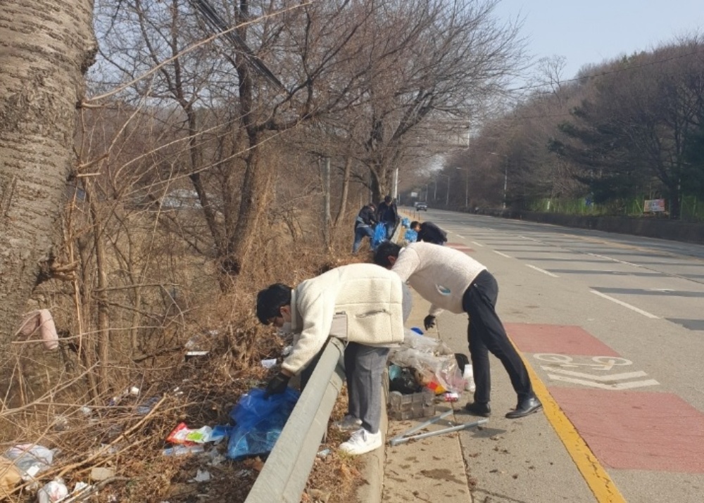 안산시, 외곽 도로변 중심 환경정비 활동 실시