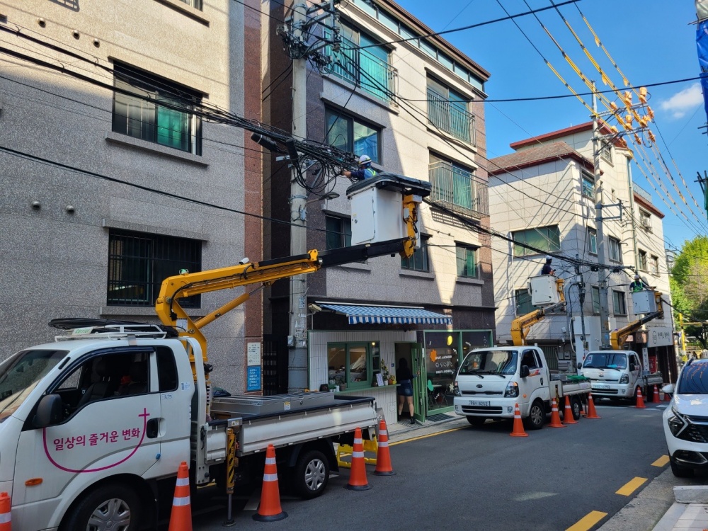 관악구, 공중케이블 지중화신공법 시범 사업 대상 선정!