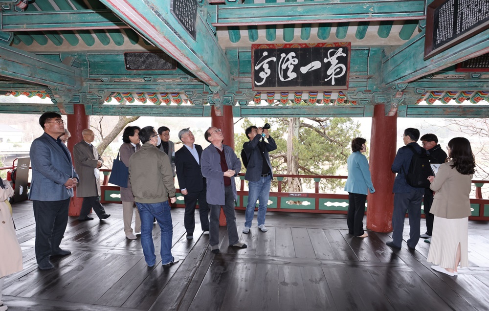 삼척 죽서루, 국보 승격 위한 현지조사 진행