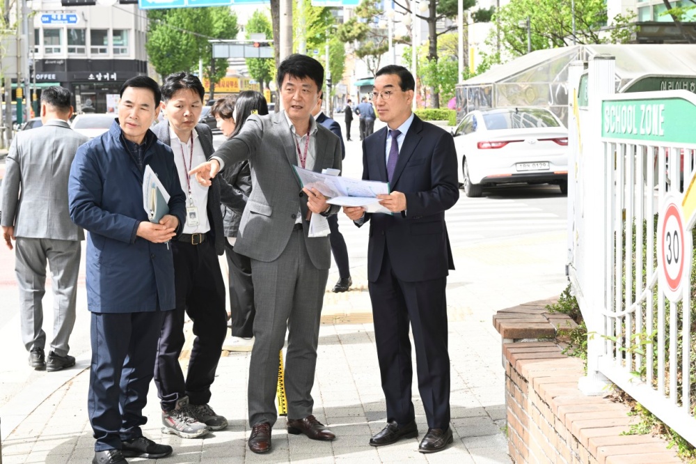 대전 중구, 어린이보호구역 내 교통안전 시설물 긴급안전 점검 추진