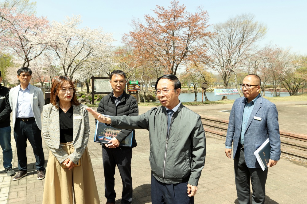 임실군, 주요 관광지 사선대 환경정비 실시한다