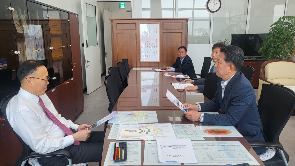 구미시, 행안부 방문해 지역 현안사업 지원 요청