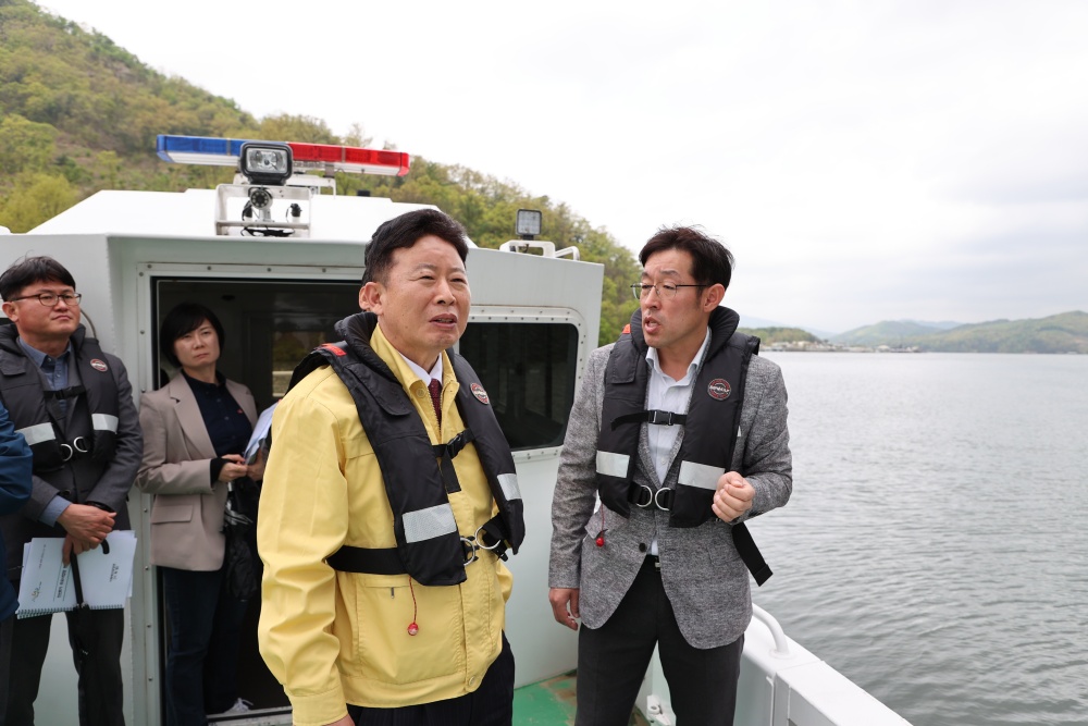 서태원 가평군수, 주요사업장 8개소 현지확인 실시