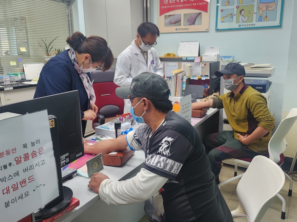 무주군, 외국인 계절근로자 대상 무료검진 추진