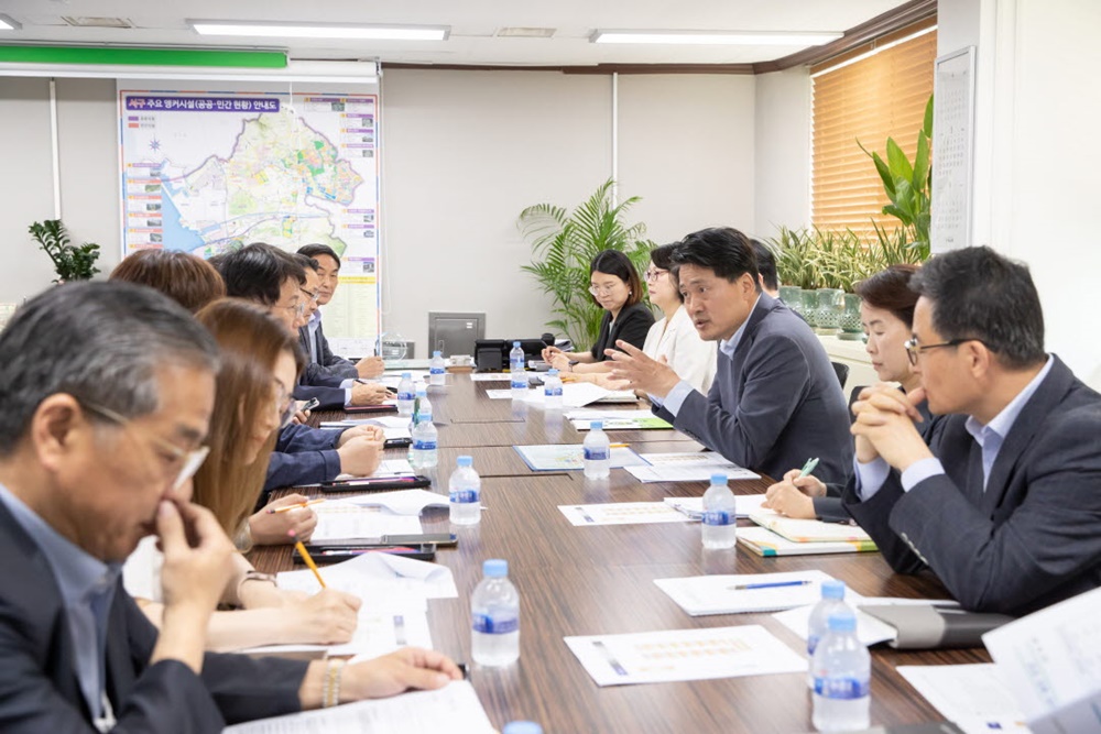 강범석 인천 서구청장, 루원시티 주민들과 소통 진행
