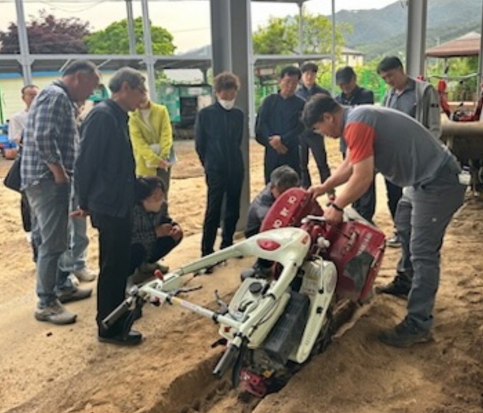 곡성군, 귀농귀촌인 대상 농업기계 현장 이용 기술 교육 진행
