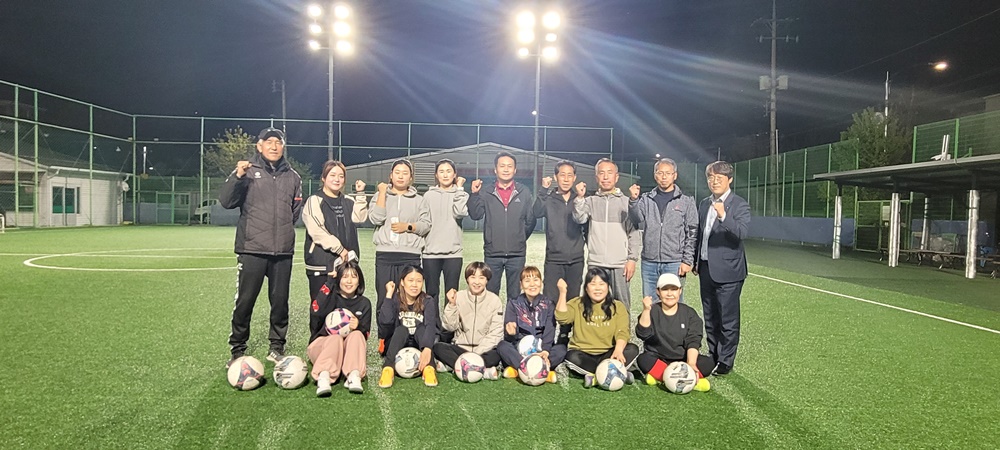 정선군축구협회, 여자축구 동호회 창단 추진