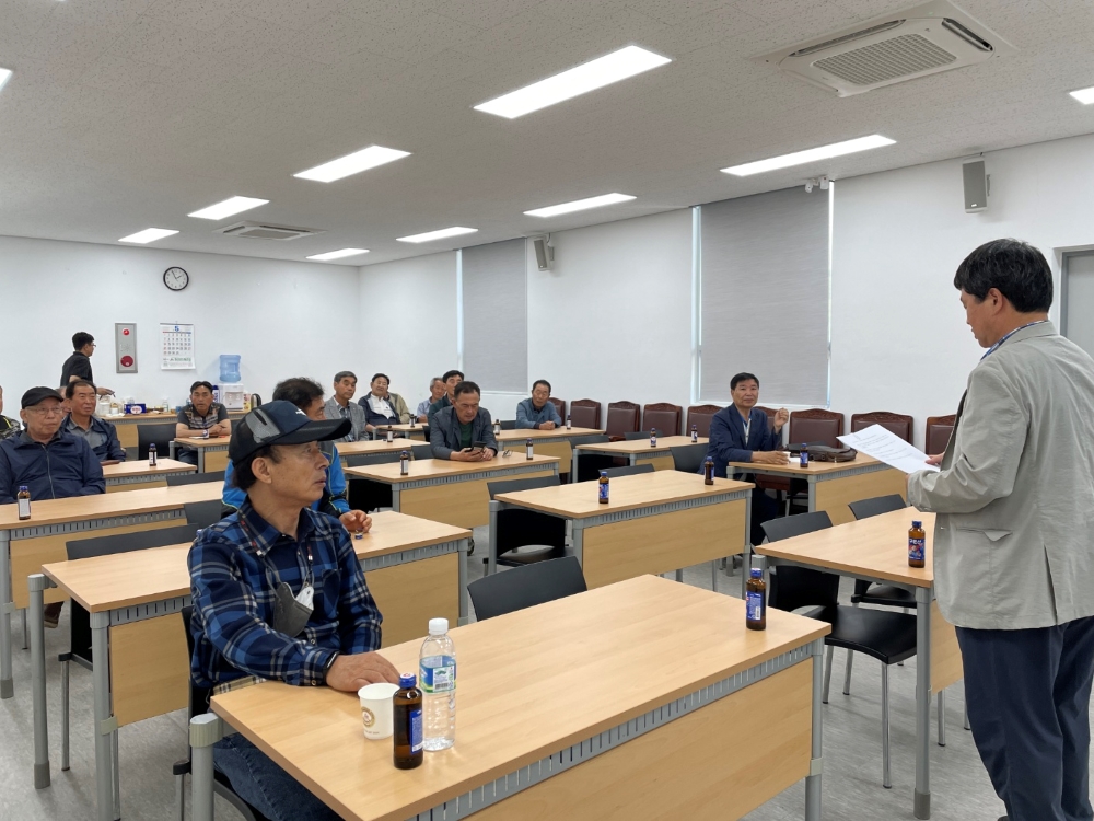 정선군, 임업직불제 임업인 교육 실시