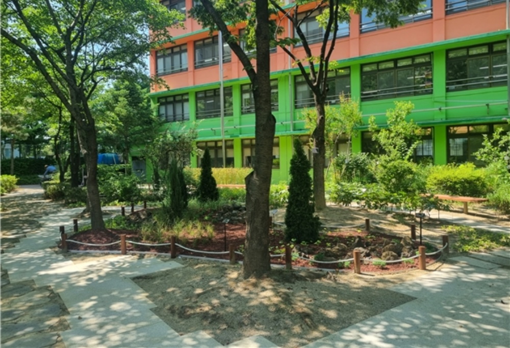 대구 중구, '계성초 명상숲 조성사업' 완료