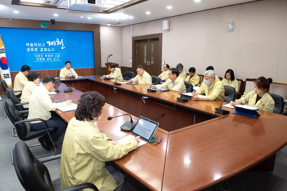 제천시, 중부권 집중호우에 따른 수해 예방 및 복구 총력