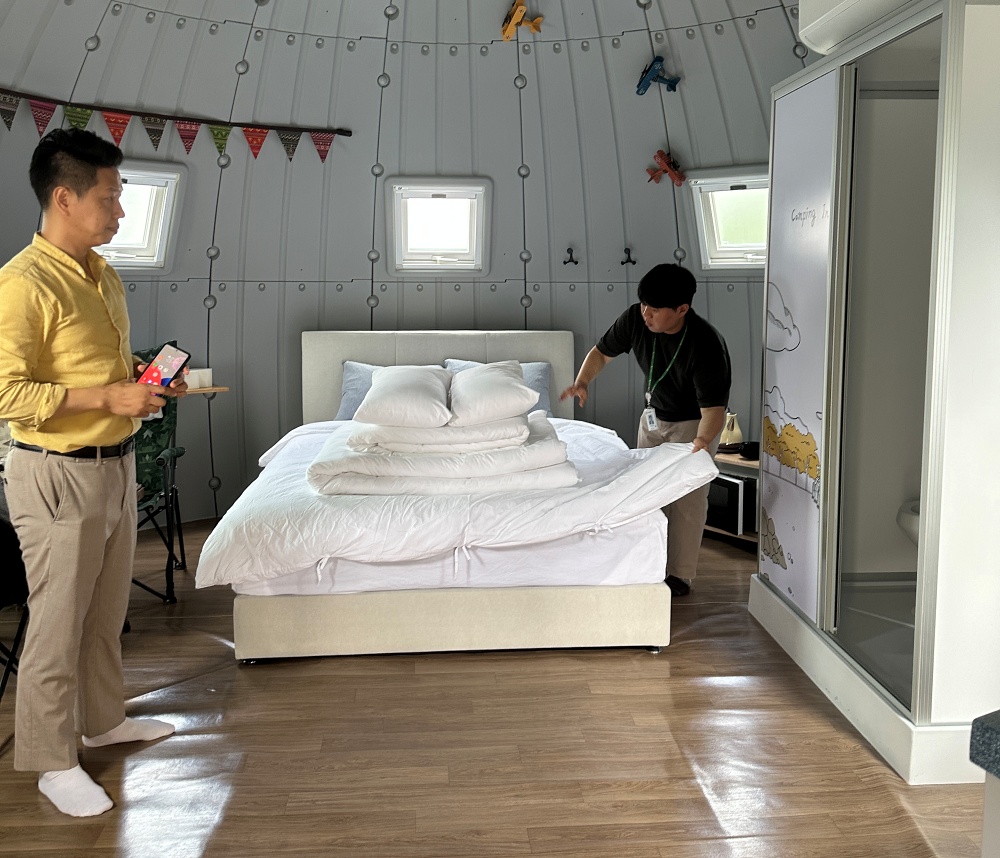보성군, 여름 휴가철 합동 야영장 안전 점검 실시