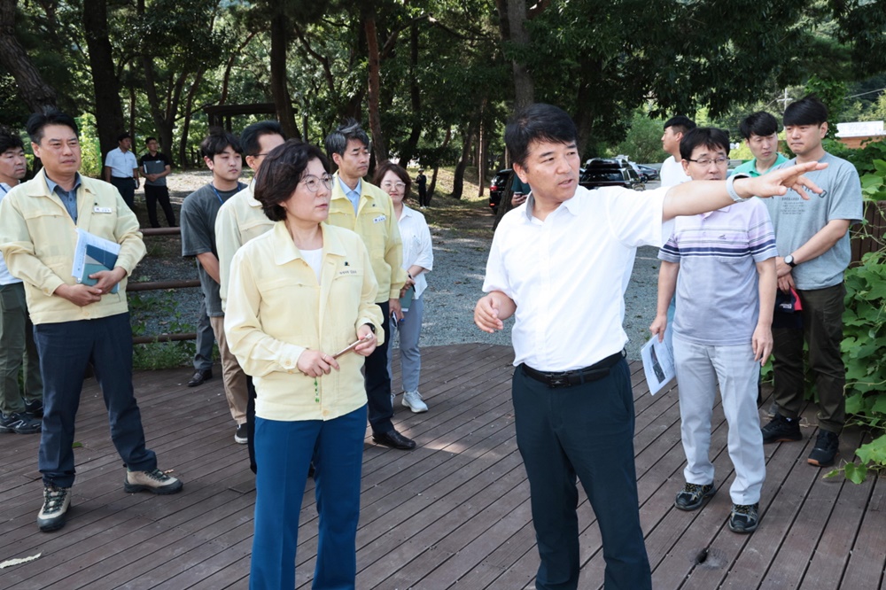 김보라 안성시장, 불볕더위 취약 현장 사전 점검