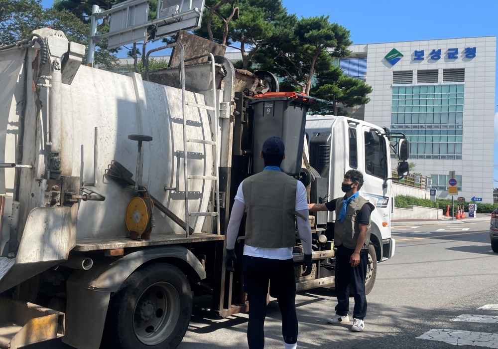 보성군, 야외·현장 자원순환 근로자에 온열질환 예방 물품 지원