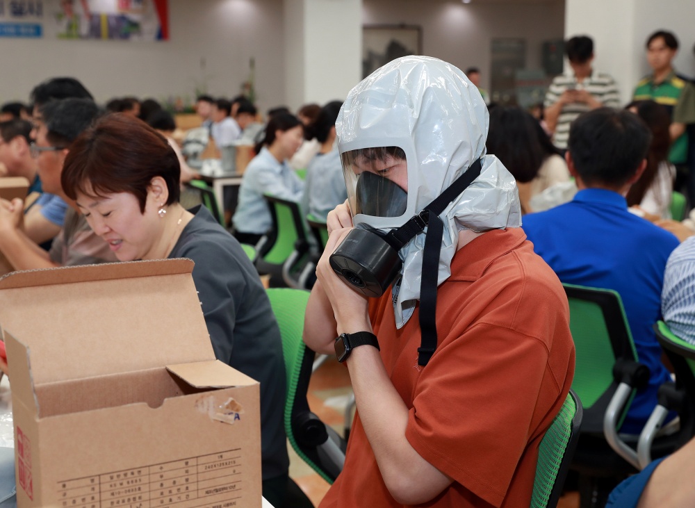 대전 서구, 을지연습 연계 민방공 대피훈련 실시