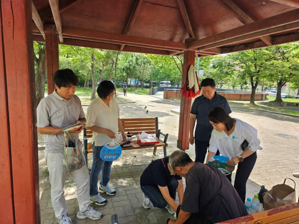 창원시, 거리노숙인 건강권 보호 위해 합동 현장 방문