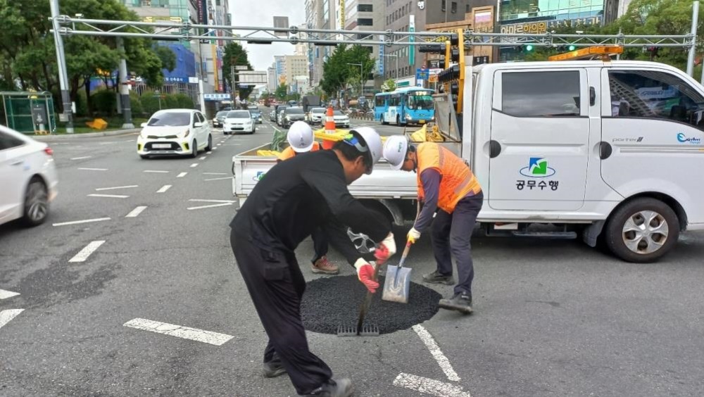 연제구, 안전한 도로환경 제공 위한 도로정비 시행