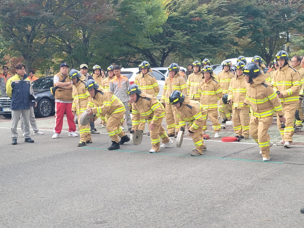 영동군, '2023 의용소방대 소방기술경연대회' 성황리에 개최