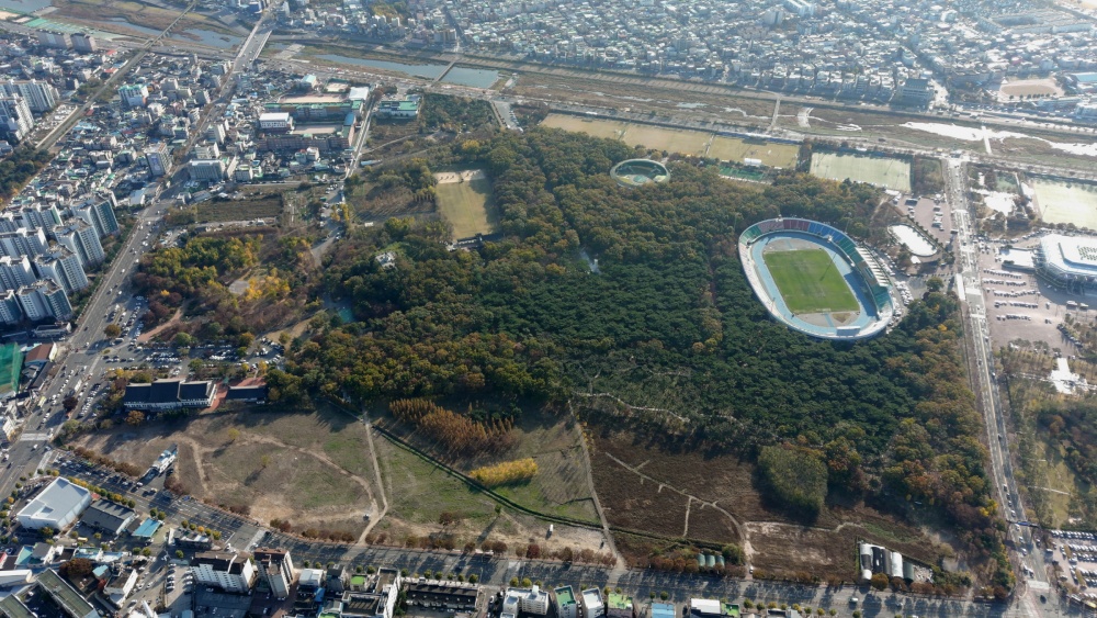 경주시, 황성공원 도시바람길숲 사업 순항