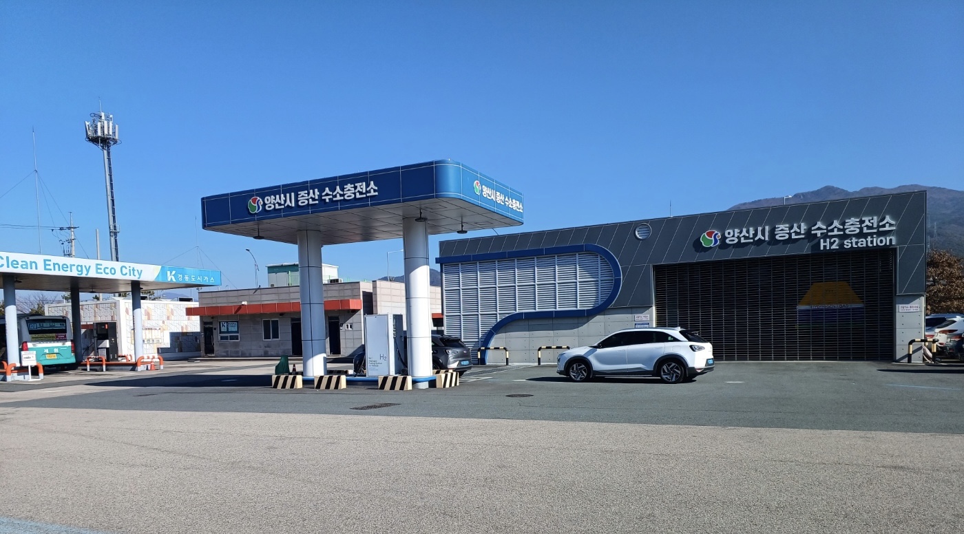 양산시, 증산수소충전소 증설사업 추진...오는 22일 착공