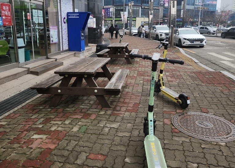 목포시, 길거리 방치 ‘공유 전동킥보드’ 대책 마련 나서