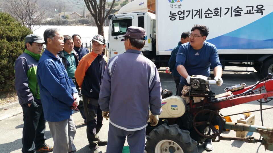 정선군, 75개 마을 농업기계 순회 기술교육 추진
