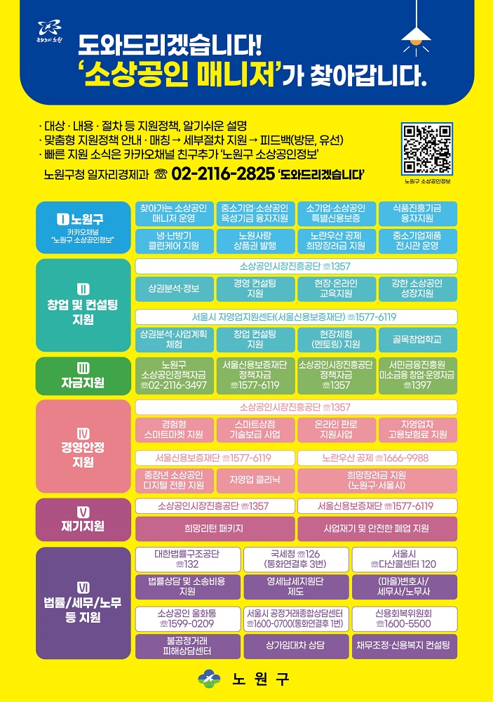 노원구, 찾아가는 소상공인 매니저 활동 시작