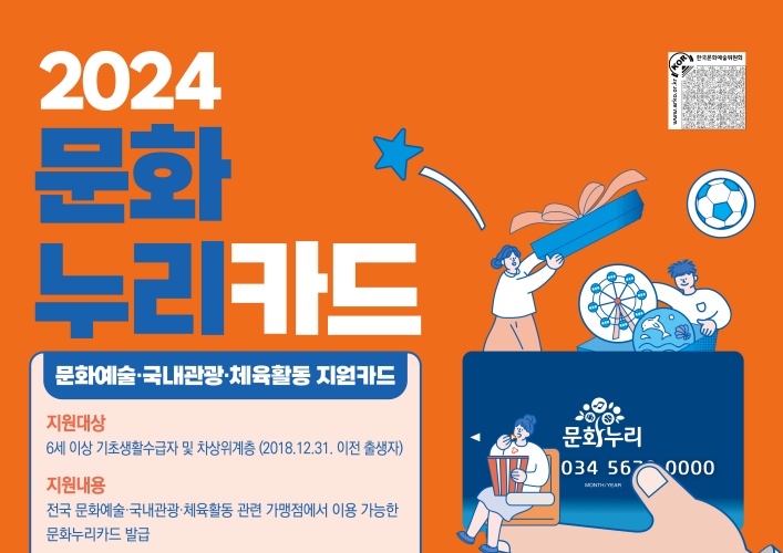 영덕군, 소외계층 문화·체육활동 지원 문화누리카드 발급