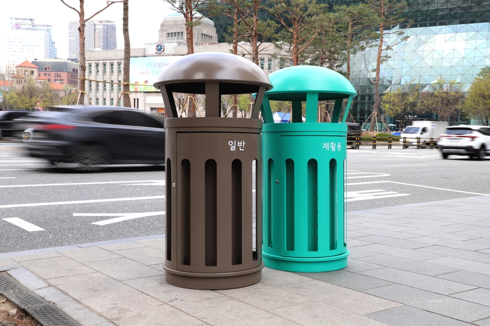 서울시, '가로 쓰레기통', 버리기 쉽고 수거 편하게 새단장