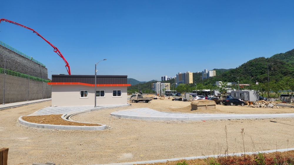 양산시, 사송역 환승센터 6월 준공 예정