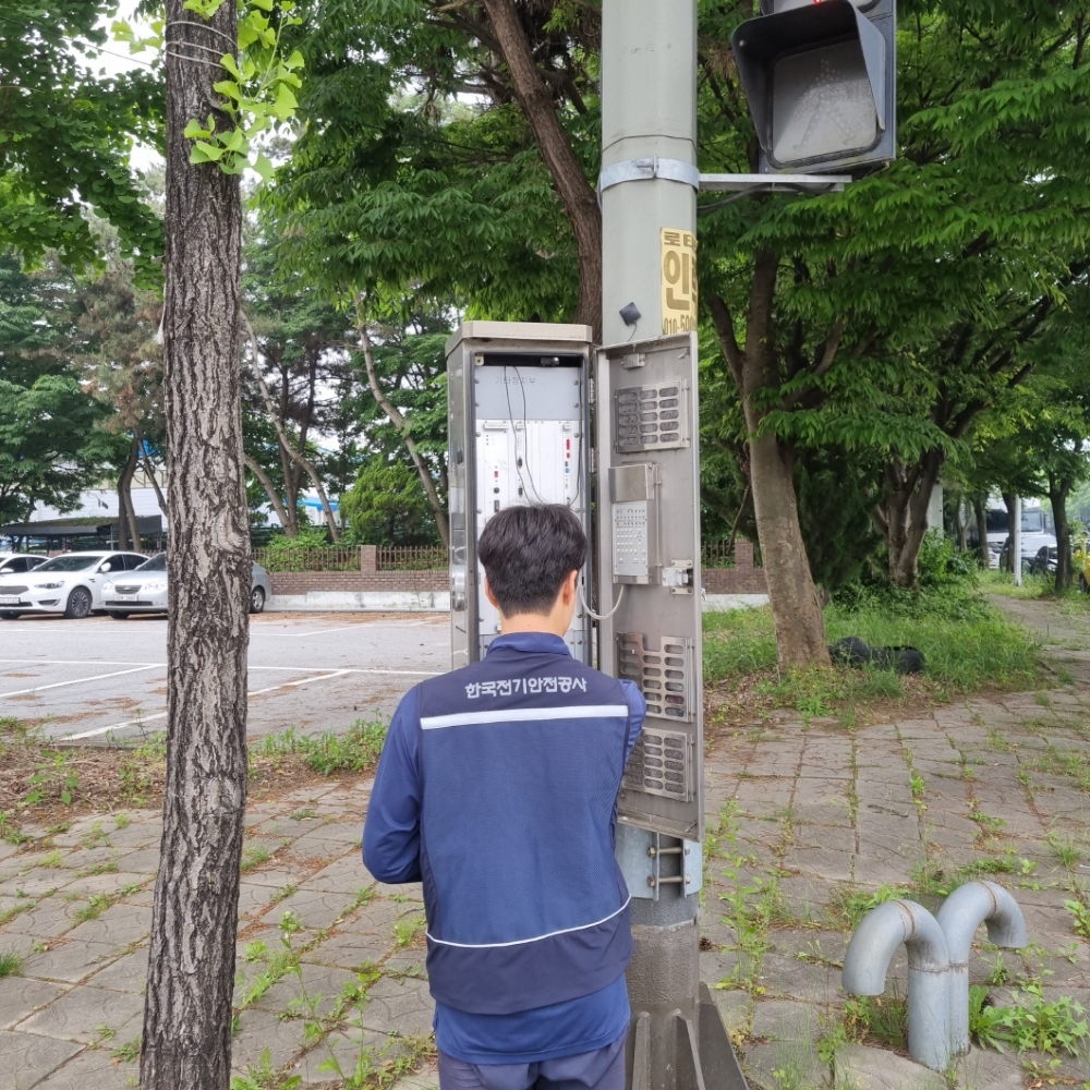 익산시, '교통신호 시설물' 전기설비 안전진단 실시