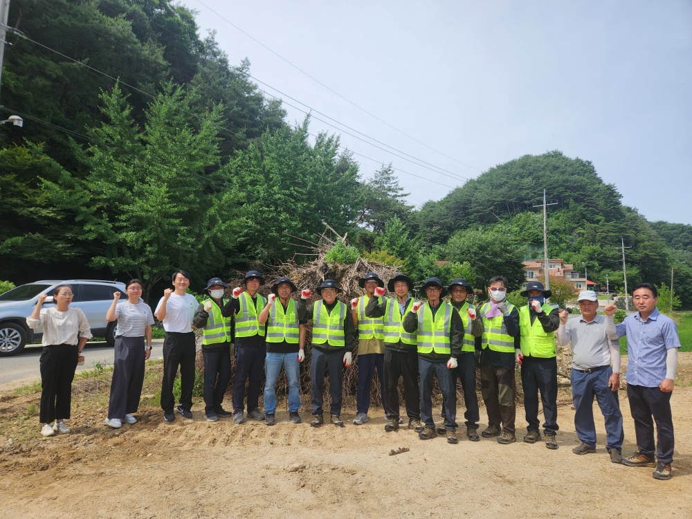 고령군, 영농부산물 안전처리 지원사업 파쇄지원 작업 시행