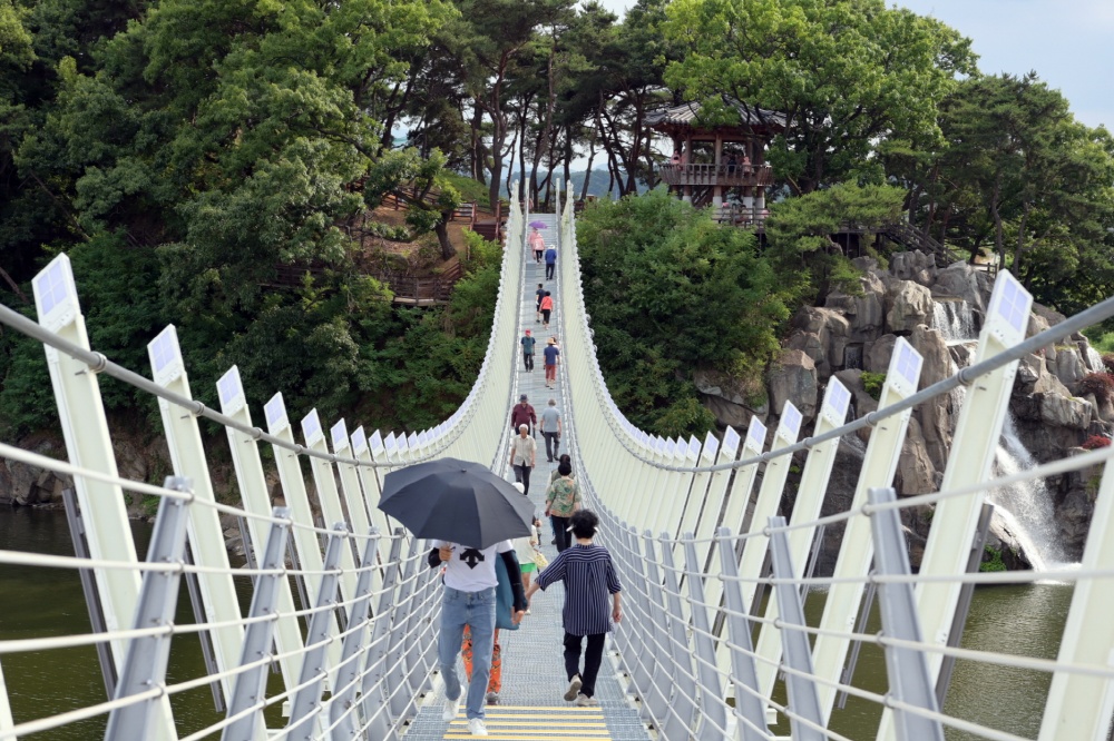 문경시, 영강 보행교 조성사업 준공식 개최