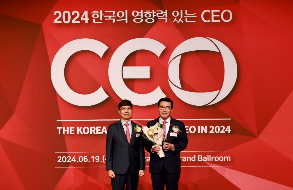 김동일 보령시장, 올해 '한국의 영향력 있는 CEO' 선정
