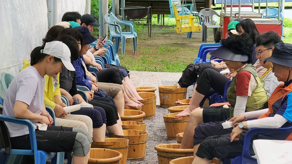 인제군 아침가리 산약초 족욕체험장, 오는 8월 준공 예정