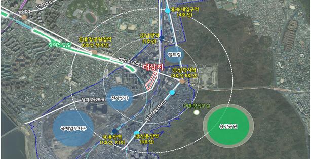 용산구, 삼각지역 역세권 활성화 사업 지구단위계획 열람공고