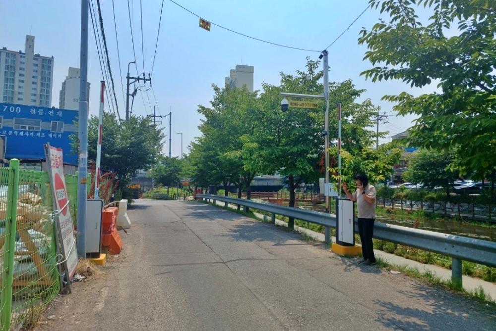 계양구, 침수 우려지 3곳에 자동 진입 차단시설 설치
