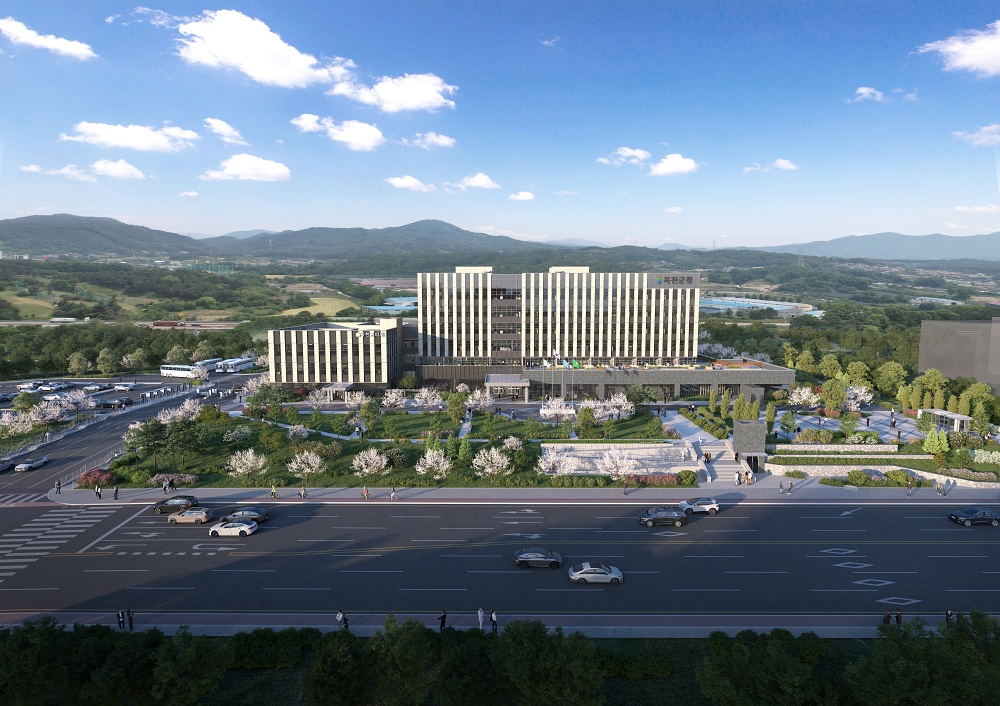 충북 옥천군 신청사 건립, 기공식 개최