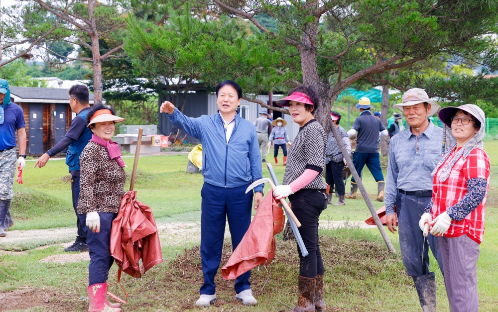 성주군 체육시설사업소, '긴급 수해 복구' 적극 나서